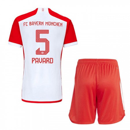 Bayern Mnichov Benjamin Pavard 5 Domácí 2023-24 - Dětské Fotbalové Dresy (S/S) Bayern Mnichov Benjamin Pavard 5 Domácí 2023-24 - Dětské Fotbalové Dresy (S/S)